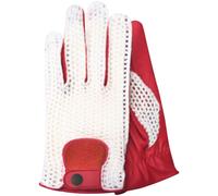 Pss Vero pelle Bovina IN Intero Dito Ganti da Guida con Rete per Traspirabilità