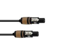 PSSO Cavo Altoparlanti Speakon 2x4 10m Nero - Alta Qualità Made in Germany