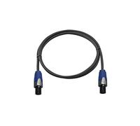 PSSO Cavo per altoparlanti Speakon 2x2,5 mm² 3 m Nero – 2 pezzi