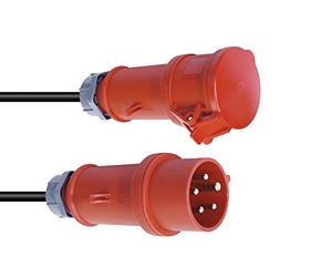 PSSO CEE Extension 16A 5x2.5 15m red