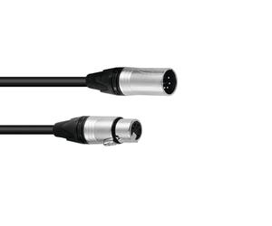 PSSO DMX Cable XLR 5-pin 1.5m bk Neutrik