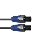 PSSO LS-1550 Cavo per casse, altoparlanti Speakon 2x1.5 5m bk