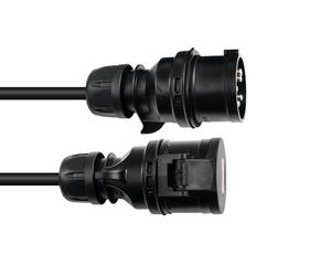 PSSO Prolunga CEE 16A 5x2,5 25m Black Edition - Cavo di Alimentazione Profession