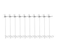 Pssopp 10 Pz Pinze Alare Libellula, Deterrente per Mosche da Giardino, Dispositivi per la Cura degli Uccelli per Interni All'aperto (BLACK)