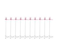 Pssopp 10 Pz Pinze Alare Libellula, Deterrente per Mosche da Giardino, Dispositivi per la Cura degli Uccelli per Interni All'aperto (rosso)