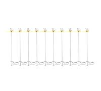 Pssopp 10 Pz Pinze Alare Libellula, Deterrente per Mosche da Giardino, Dispositivi per la Cura degli Uccelli per Interni All'aperto (YELLOW)