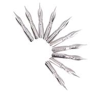 Pssopp 10PCS Pennino per Calligrafia Pennino per Calligrafia Pennino per Calligrafia in Acciaio Inossidabile Pennini di Ricambio per Principianti(B10*10)