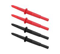 Pssopp 2 Set Sonde Test Per Multimetro A Perforazione, Sonde Test E Cavi Kit Cavi Sonda Placcati Per Sensori Automobilistici Di Tensione 2 Set Per Multimetro A Perforazione, Professionali