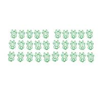Pssopp 30pcs Mini di Carta a Forma di Umano, Umane a Goccia in Acciaio Inossidabile Multiuso per le Forniture per Uffici di Scrapbooking e Pianificazione dei Pianificatori
