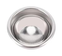 Pssopp Accessori per Macchina per caffè Cestello Portafiltro Senza Fondo, Cestello Portafiltro con Design a Estrazione Uniforme con Fondo Sferico per la Maggior Parte delle Macchine da caffè Filtri