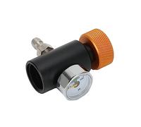 Pssopp Accessori per Parti del Produttore di Soda, valvola Regolabile per Soda, Accessori Adattatore per connettore di Ricarica CO2 per bombola di Acqua gassata con manometro 3000psi