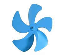 Pssopp Accessori per Ventilatori per Camino a 5 Pale di Ricambio per Ventola per Stufa in Lega di Alluminio con Circolazione Dell'aria Calda Migliorata per Un'efficiente Distribuzione (BLUE)