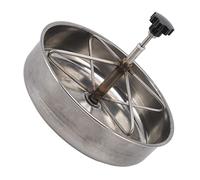 Pssopp Acciaio Inossidabile -fuck Trogs Trogs Anti -rost a Lungo Organizzazione Che Alimenta per L'allevamento di Bestiame (Dimensioni ridotte (21x17cm / 8.3x6.7in))