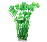 Pssopp Acquari Artificiali Piante acquatiche Realistiche Piante di plastica Erba Ornament Fish Tank Artificiale Piante subacquee Acquario Decor e Accessori(Verde)