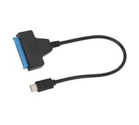 Pssopp Adattatore a USB 3.1 Tipo C, Cavo Convertitore SSD ABS da 30 Cm, Plug and Play UASP da 6 Gbps per Backup HDD SSD da 2,5 Pollici su Laptop Tablet Telefono Tipo C