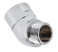 Pssopp Adattatore per Gomito per Doccia a Mano Gomito per Soffione Doccia, Flusso Illimitato in Ottone Filettatura G1/2in Adattatore per Gomito per Doccia per Manopola Antiruggine per