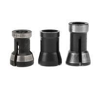 Pssopp Adattatore per Mandrino da 3 Pezzi per Pinza in Acciaio Ad Alta velocità per la Lavorazione del Legno con Dimensioni da 6 a 8 Mm per Macchina per Incidere e Fresa