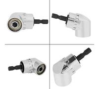 Pssopp Adattatore per Supporto Presa Esagonale con Estensione Esagonale da 1/4 di Pollice e Angolo di 105 Gradi, Leggero e Resistente, Ideale per Trapano Elettrico e Chiave Manuale in Spazi Ristretti