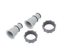 Pssopp Adattatore per Tubo di Ricambio, 2 Pezzi in Plastica per Tubi da 1,5 Pollici e 1,25 Pollici, Installazione Semplice per Pompe Filtro e Generatori di Cloro