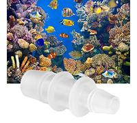 Pssopp Adattatore per Tubo per Acquario - Convertitore per Tubo - Connettore per Tubi - Accessori per Tubi della Pompa dell'Aria - 3 Pezzi (12mm/16mm)