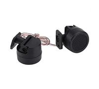 Pssopp Altoparlanti Tweeter per Auto, Coppia di Altoparlanti Audio per Auto Rotondi in Plastica 500 W 12 V 4 Ohm 105 DB da 5 Hz a 20 KHz per la Sostituzione del Cruscotto della Portiera Nei Sistemi