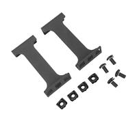 Pssopp Altri Kit di Accessori e Hardware per la Casa, Prolunga di profondità per Server Rack 1U Adattatore di Montaggio in Lega di Alluminio Profondo 4 Pollici per Armadi di Rete Estensione Rack di