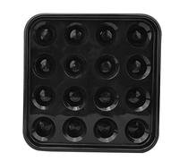 Pssopp Attrezzatura da Biliardo Vassoio Portaoggetti per Forniture da Biliardo Solido Durevole e Robusto per Contenere 16 Palline Ideale per Forniture da Vassoio per Palline da in Plastica, per da