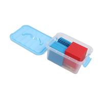 Pssopp Base Dieci Blocchi Strumenti di Apprendimento Matematico Interattivo per, Materiale Plastico Durevole con Cubi Gialli e Cento Parti Blu, Ideale per le Aule e L'uso Domestico