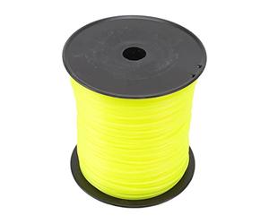 Pssopp Bobina per Filo da Decespugliatore in Nylon, Filo da 3 Mm Rotondo Giallo, Resistente, con Design a Basso Rumore, per, Sostituzione del Decespugliatore (300 m/328,08 YD)