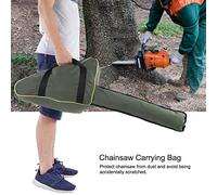 Pssopp Borsa da Trasporto Portatile per Motosega, Tessuto Oxford Ispessito, Custodia Resistente con Tracolla, Ideale per la Silvicoltura e l'agricoltura (Green)