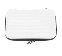 Pssopp Borsa di Archiviazione della Fotocamera, Custodia Portatile Resistente Agli Shock per X3, 4 con Design a Doppia Cerniera, Impermeabile (WHITE)