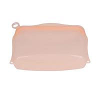 Pssopp Borsa di Stoccaggio degli Alimenti Riutilizzabile Silicone Borsa Portatile Ispessita per la - Arancione (S)