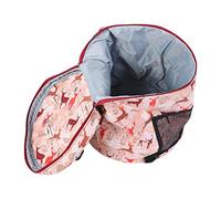 Pssopp Borsa per Maglieria Portatile di Grande capacità, Stoccaggio e Organizzatore di Filati Ecologico per Lana all'uncinetto Magli (Grande canna rotonda)
