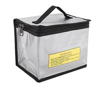 Pssopp Borsa Porta Batterie Antideflagrante, Custodia Portatile Ignifuga