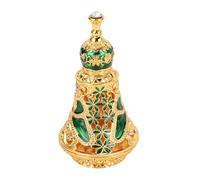 Pssopp Bottiglia di Profumo Ricaricabile, Bicchiere di OLIO ESSENZIALE in Stile Medio -orientale Vintage BOCCHETTA OLIO ESSENZIALE 12 ML (A)