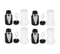 Pssopp Bottiglie di per Matrimoni da 26 Pezzi, Mini Bottiglie di per Sposi in Plastica di Alta qualità, Ottima Fattura, Idea Romantica Ed Elegante per il Matrimonio