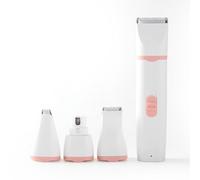 Pssopp CACCHIO CATTO CATTO CATTO, Design Tranquillo Facile da Pulire e Utilizzare un Kit di Toelettatura da 4 in 1 Ricarica USB con 4 Lame Sostituibili per Animali