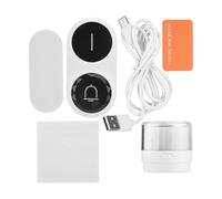 Pssopp Campanello Wireless per Casa, Volume Regolabile, Avviso Flash LED, 26 Suonerie, Raggio di 1.000 Piedi, Avviso Porta Portatile per Camera dei Bambini, Aula, Ufficio a Casa