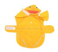 Pssopp Cane Ed Elegante Cane Impermea di Trasparente PVC BRIM Giacca da Pioggia per Animali Domestici con Cappuccio Regolabile Ideale per Razze di Cani da Piccola a Grande, Ottimo per le attività (M)