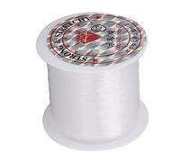 Pssopp Cavo di Nylon Trasparente Cavo di Nylon 0,2 Mm 142 Yards Cavo di Perline di Cristallo per Gioielli Artigianali Che Fanno Collana di Braccialetti