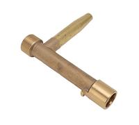 Pssopp Chiave Compatta Compatta Facile da Installare Uomini G1 Maschi in Acqua Pieghevole in Ottone per Irrigazione Agricola, 1 X Valvole di Ingresso dell'Acqua