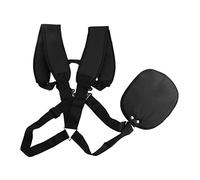 Pssopp Cinghia per Imbracatura per Decespugliatore a Doppia Spalla, Cintura di Supporto in Nylon Rigido con Imbottitura per Ammorbidire gli Urti, Supporto per Distribuzione del Peso Regolabile per