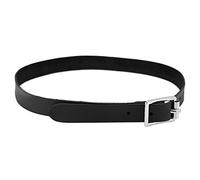 Pssopp Cinghia per sperone per Cavalli Cinghia per sperone equestre in Vera Pelle Fatta a Mano Accessori per Equitazione Nero