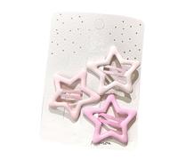 Pssopp Clamp/Holder per Capelli a Scatto a Stella, Barrette per Capelli Stella Cavo, Clamp/Holder Colori Misti, Mini Accessori Sicuri Donne, Materiale Plastico in Resina Leggera, Versatile Elegante