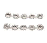 Pssopp Clip per Scarpe dacon, Eleganti Decorazioni per Scarpe in Metallo e Accessori per Scarpe Fai-da-te, Perfette per Scarpe, Borse e Cappelli