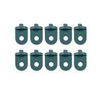 Pssopp Clip per Serra in Plastica per Piante, Supporto per Viti e Cesti Piccoli, con Inserto e Design Twist per Installazione (GREEN)