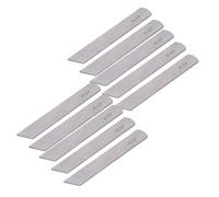 Pssopp Coltello Overlock Lama, 10 Pezzi Acciaio Macchina da Cucire Overlock Lama Macchine da Cucire per Uso Domestico Leath, 2.4 X 0.3 X 0.1in