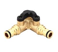 Pssopp Connettore per Tubo dell'Acqua in Rame G1 FNPT DN25, Separatore d'Acqua da Giardino Anticorrosione, Connessione Rapida per Irrigazione e Agricoltura