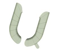 Pssopp Coprisedile WC, Coprisedile WC Riutilizzabile Lavabile in EVA, Universale per UV O e Quadrati, Non Assorbente, Antiscivolo, Maniglia per il Trasporto per Viaggi in Hotel a Casa (Semi