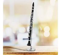 Pssopp Display Realistico Strumento Musicale Clarinetto Modello Mini Clarinetto da 16 Cm, Mini Replica di Strumento Musicale per Decorazione da Scrivania, Regalo per gli Amanti della Musica, Ornamenti